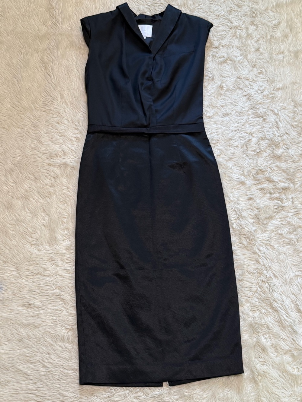 G. Label by goop Structured Black Sheath Dress - Size 4